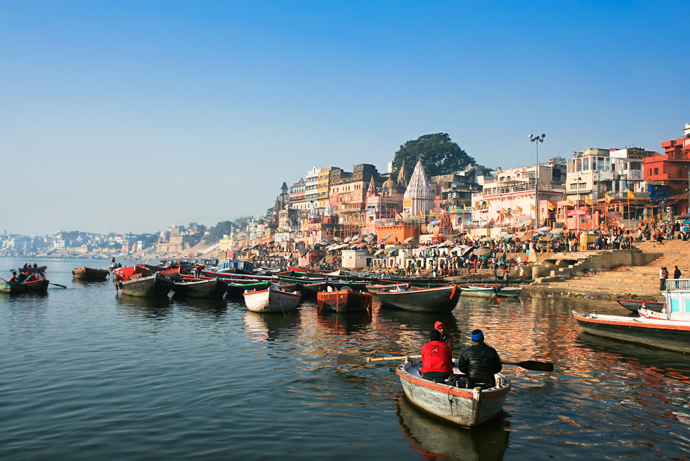 Boat ride in Ganges
