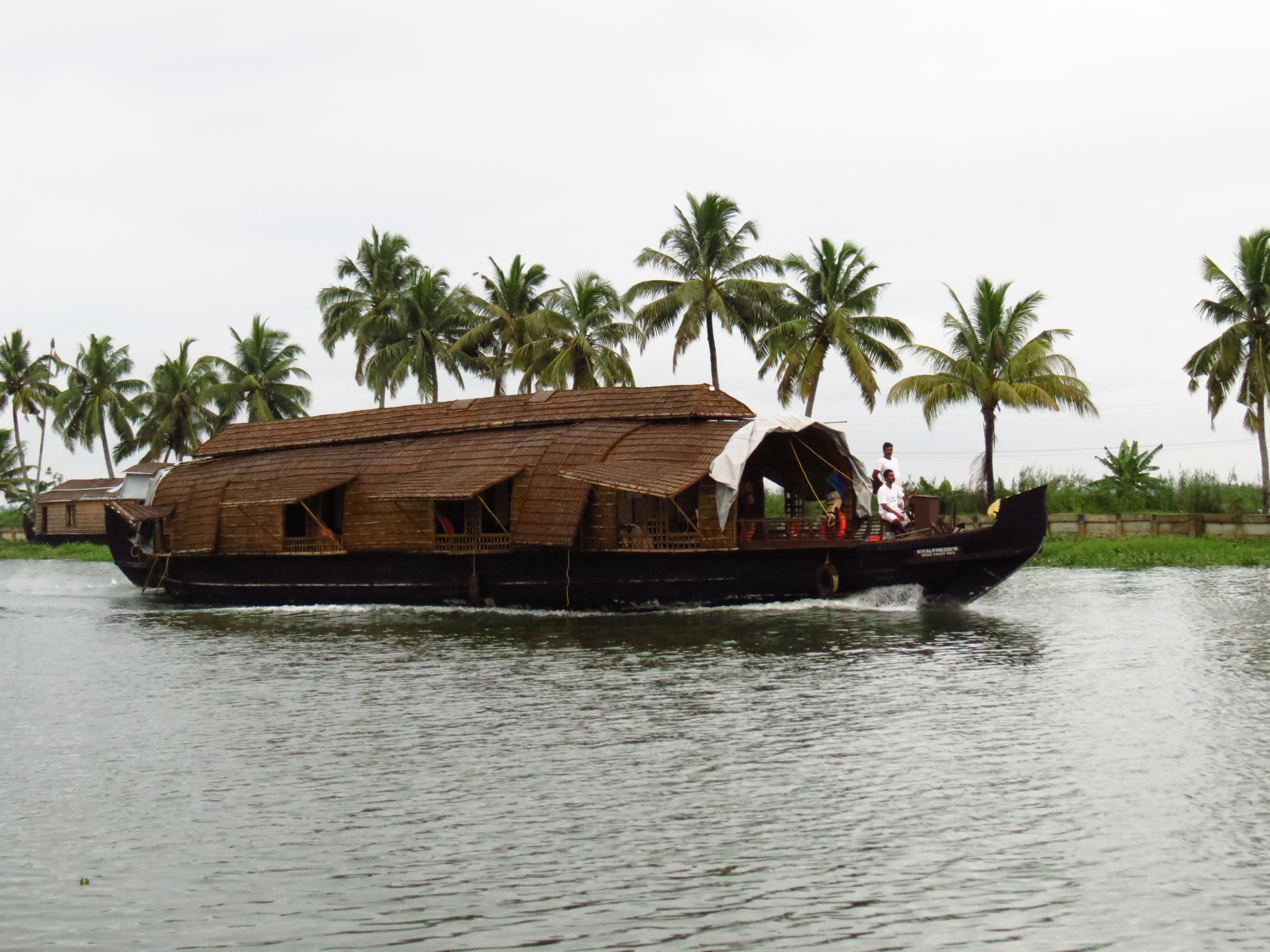 Houseboat ride in Kerala backwaters